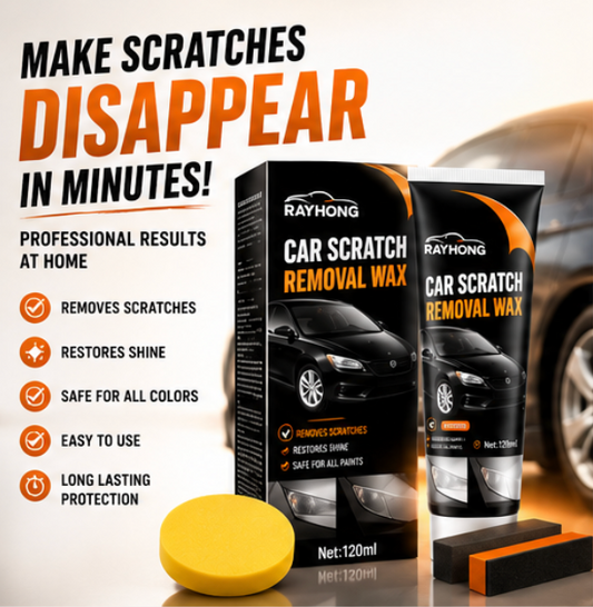 Car Scratch Removal Wax Kit (Pack of 2) | Restores Paint Shine & Removes Scratches