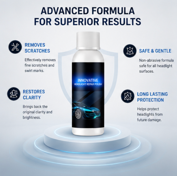 Headlight Scratch Remover (Pack of 2) | Restore Crystal Clear Headlights in Minutes