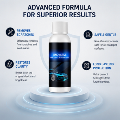 Headlight Scratch Remover (Pack of 2) | Restore Crystal Clear Headlights in Minutes