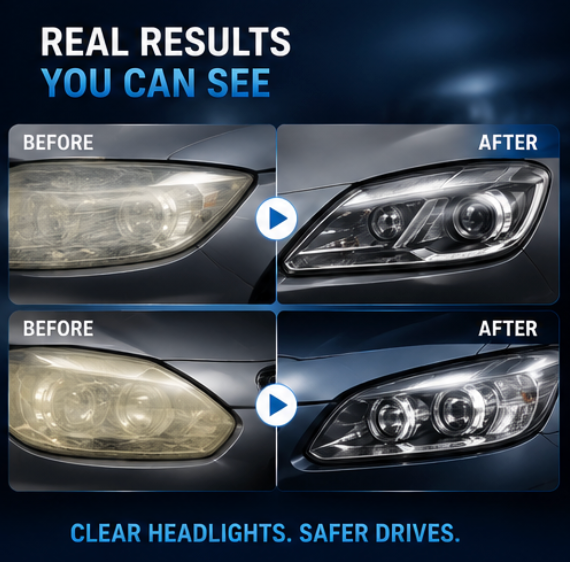 Headlight Scratch Remover (Pack of 2) | Restore Crystal Clear Headlights in Minutes